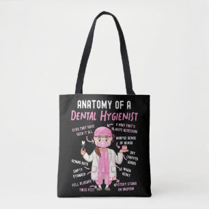 Tote Bag Anatomie Dentaire Hygiéniste Dentaire D'Un Dentai