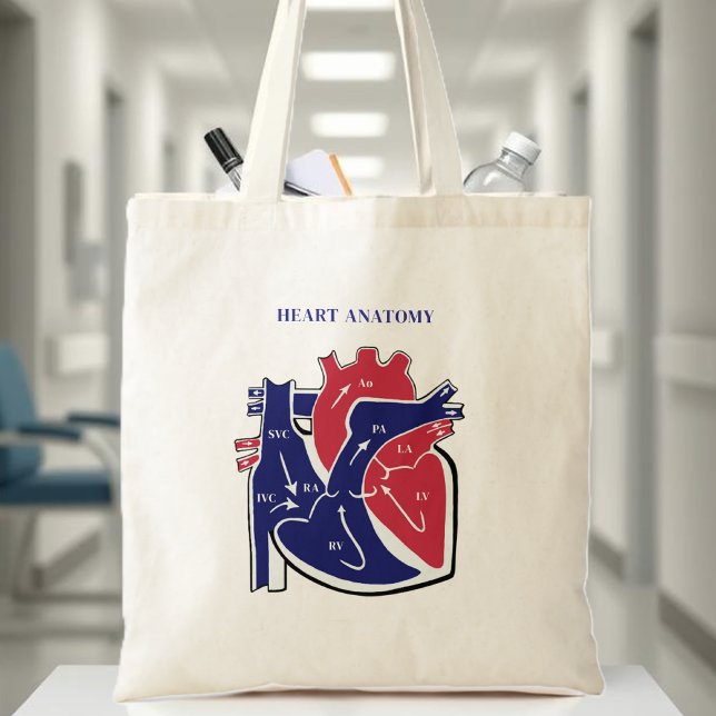 Tote Bag Anatomie du cœur (Heart Anatomy Tote Bag )