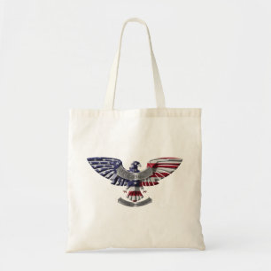 Tote Bag Ancien Aigle Américain "Fier D'Avoir Servi"
