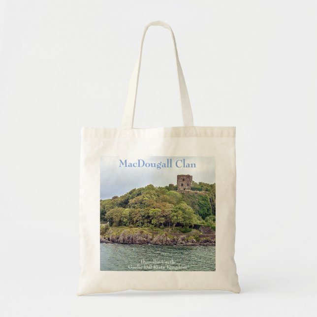 Tote Bag Ancien Château Gaelic Dunollie Maison De MacDougal (Devant)