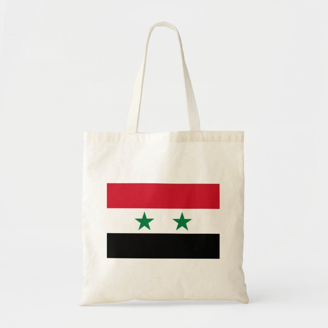 Tote Bag Ancien drapeau de Syrie (Devant)