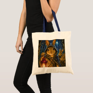 Tote Bag Ancien guide de la forêt, Lapin