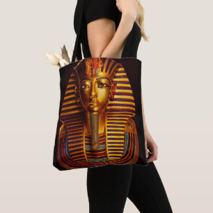 Tote Bag Ancien roi égyptien Tutankhamon Gold Burial Masque