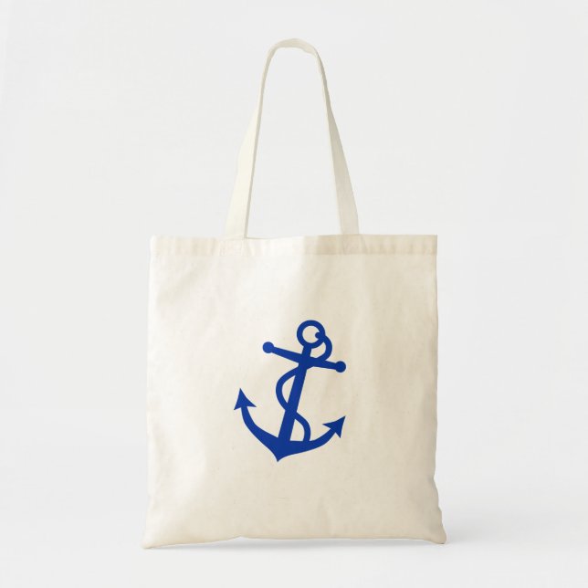Tote Bag Ancre bleue (Devant)