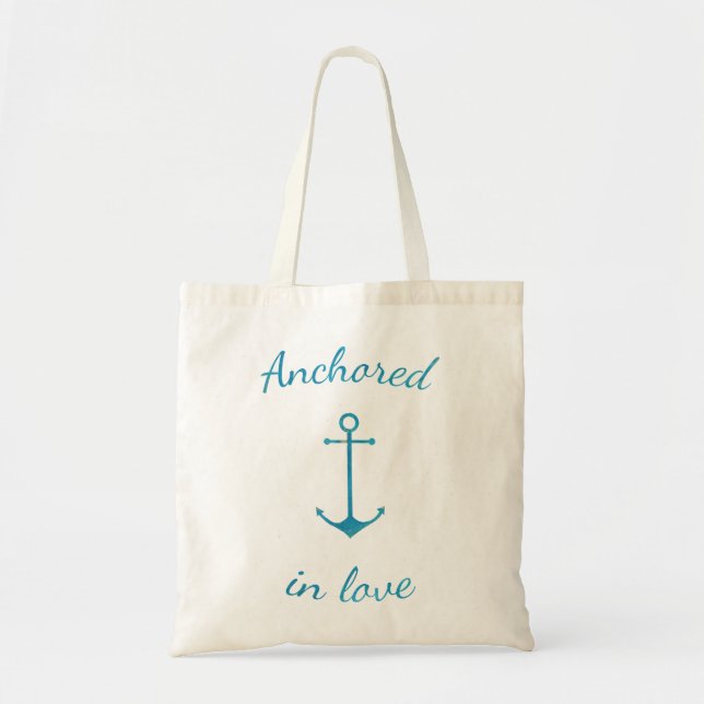 Tote Bag Ancré dans l'amour (Devant)