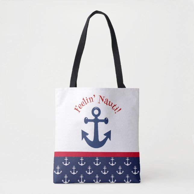 Tote Bag Ancre d'été de Feed Nauti (Devant)