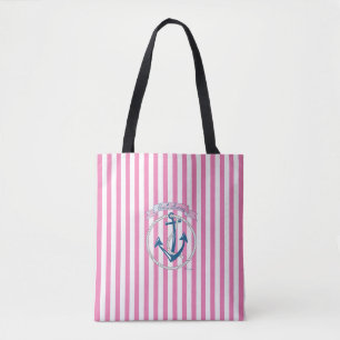 Tote Bag Ancre nautique, Voile, Bleu, Cool