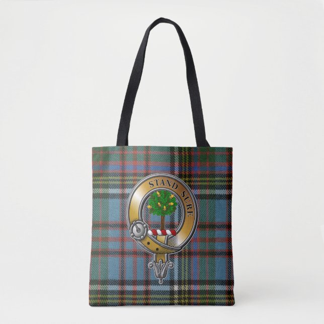 Tote Bag Anderson Tartan & Badge (Devant)