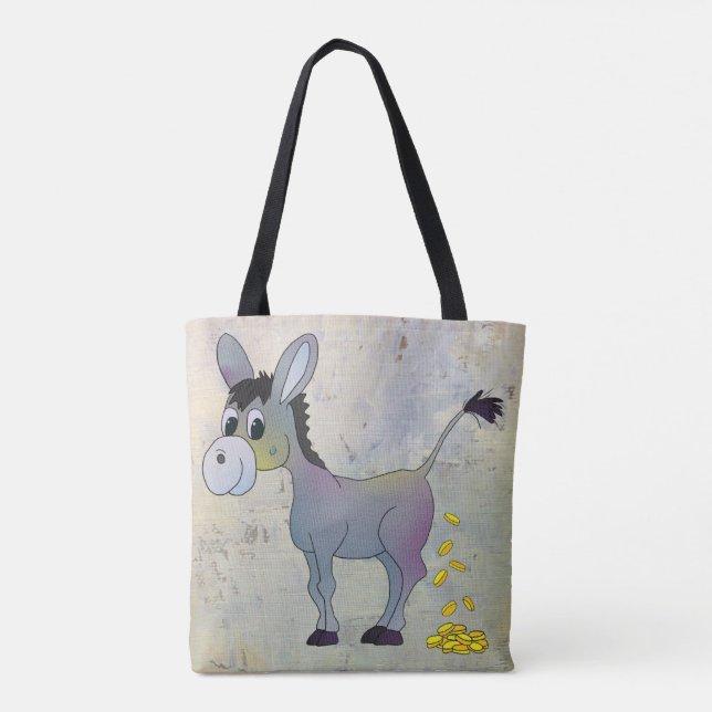 Tote Bag âne d'or (Dos)