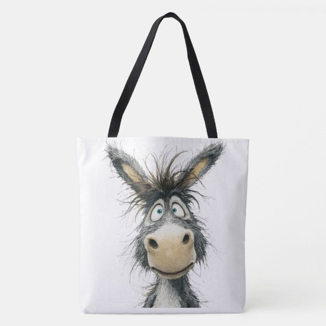 Tote Bag Âne excentrique (Devant)