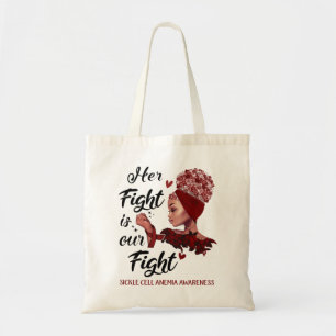 Tote Bag Anémie de la faucille Sensibilisation Son combat e