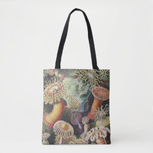 Tote Bag Anémones de mer, Actiniae Seeanemonen Ernst Haecke