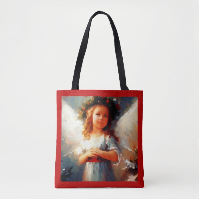 Tote Bag Ange de Noël 1 (Devant)