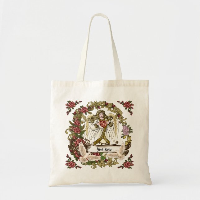 Tote Bag Ange des Roses  (Devant)