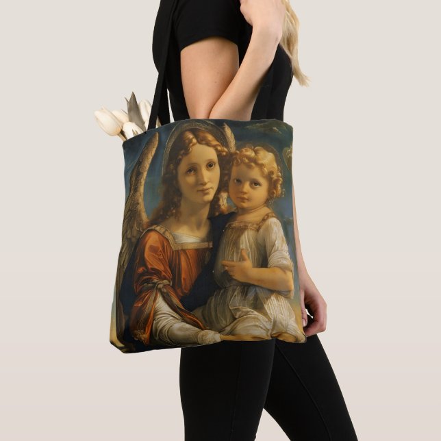 Tote Bag Ange et bébé Jésus (De près)