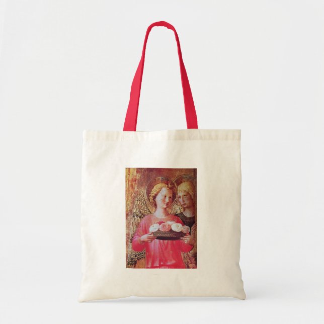 TOTE BAG ANGEL AVEC ROSES (Devant)