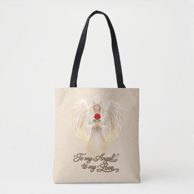Tote Bag AngelicFaith CœurDOr (Devant)