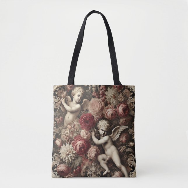 Tote Bag Angels de discorde - gothique baroque (Devant)
