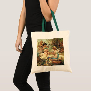 Tote Bag Angels de musicien par Hans Zatzka, Art Victorien