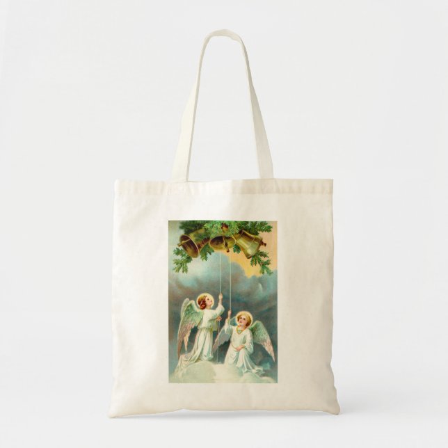 Tote Bag Anges et cloches (Devant)