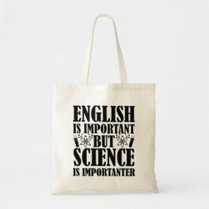 Tote Bag Anglais Important Mais Citation De Professeur De S