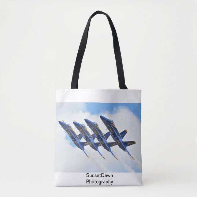 Tote Bag Angles bleus (Devant)