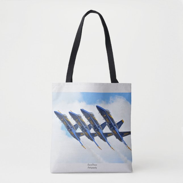 Tote Bag Angles bleus (Devant)
