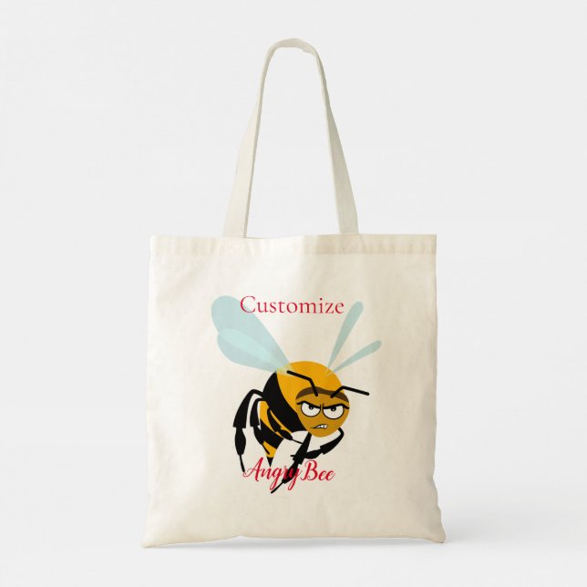 Tote Bag Angry Bee Thunder_Cove (Dos)
