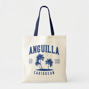 Tote Bag Anguilla Palmier des Caraïbes 1980