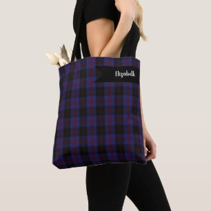 Tote Bag Angus District Tartan Scottish Plaid