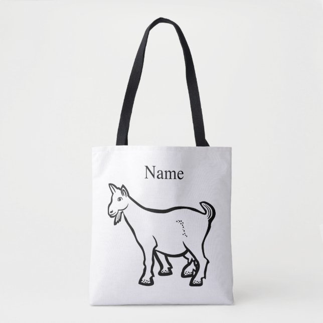 Tote Bag Animal de chèvre Thunder_Cove (Devant)
