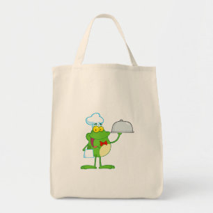 Tote Bag Animal drôle amphibie de bande dessinée de chef 