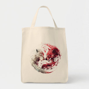 Tote Bag Animal Fantastique Loup Esprit Ombre Lumière