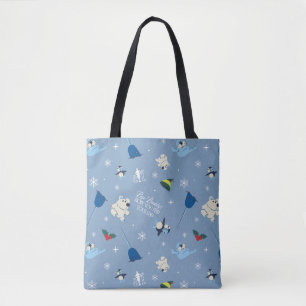 Tote Bag Animal Friends "Bye Buddy" Motif d'hiver