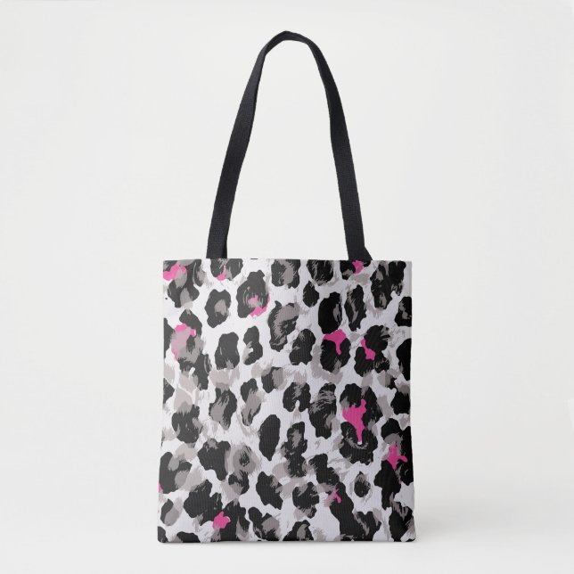Tote Bag Animal, leopard texture backgroundabstract,africa, (Devant)