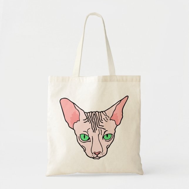 Tote Bag Animal Sphynx Sphinx (Devant)