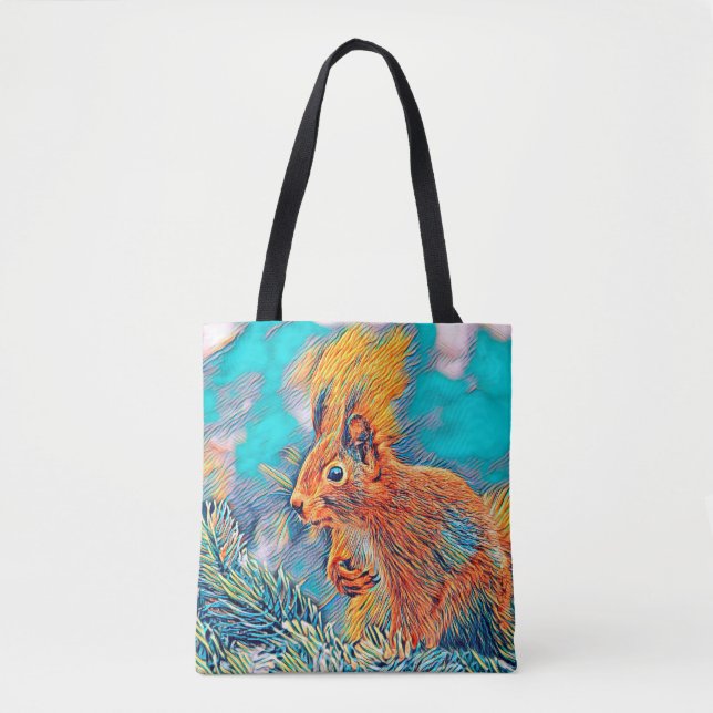 Tote Bag AnimalMix_Squirrel_001 (Devant)