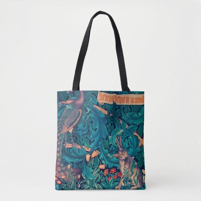 Tote Bag Animals dans The Forest, William Morris (Devant)