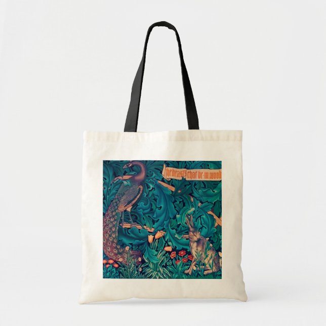 Tote Bag Animals dans The Forest, William Morris (Devant)