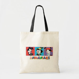 Tote Bag Animaniacs Graphique de panneau Yakko, Dot et Wa
