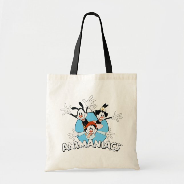 Tote Bag Animaniacs | Warner Siblings Armoiries grand graph (Devant)