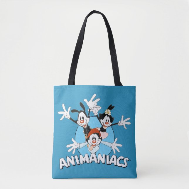 Tote Bag Animaniacs | Warner Siblings Armoiries grand graph (Devant)