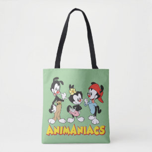 Tote Bag Animaniacs Yakko, Dot et Wakko debout