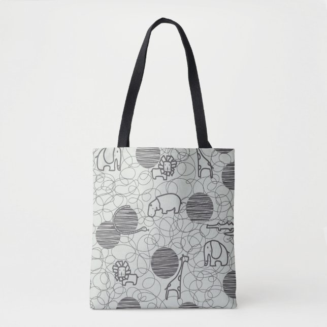 Tote Bag animaux 1 de safari (Devant)