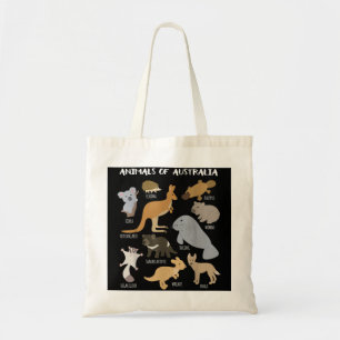 Tote Bag Animaux D'Australie Animaux D'Australie