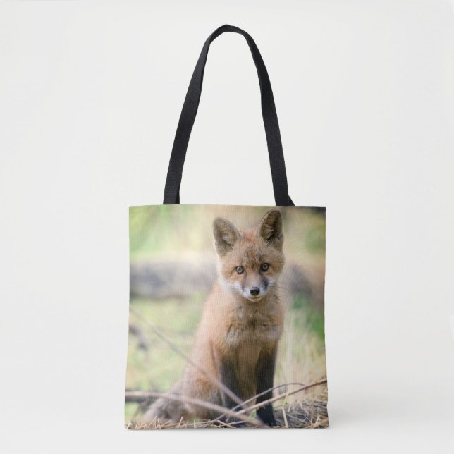 Tote Bag Animaux de bébés cutest | Baby Fox (Devant)