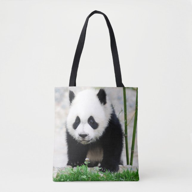 Tote Bag Animaux de bébés cutest | Baby Panda Bear (Devant)