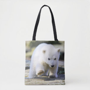 Tote Bag Animaux de bébés cutest   Bébé Ours Polaire Cub