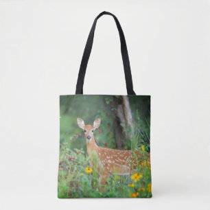 Tote Bag Animaux de bébés cutest Cerf à queue blanche dan