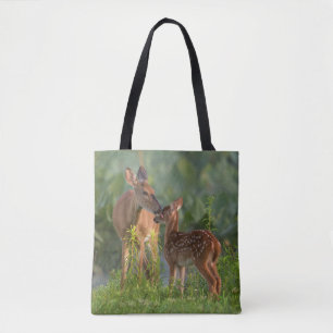 Tote Bag Animaux de bébés cutest Cerf et bébé